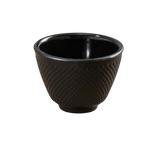 Tasses à thé Grain de Thé - Ensemble de 4 Tasses Noires Japonaises Artisanales : Élégance et Simplicité - REFLEXESAIN 4 tasses noires 60ML REFLEXESAIN