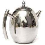 théières Bulle d'Argent - Théière Inox Grise à Infuseur Amovible 1.5L : Durable et Élégante - REFLEXESAIN Argenté 1.5L REFLEXESAIN